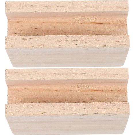 Lève-canapés, lève-meubles en bois, lot de 4 pièces robustes. (1/5)