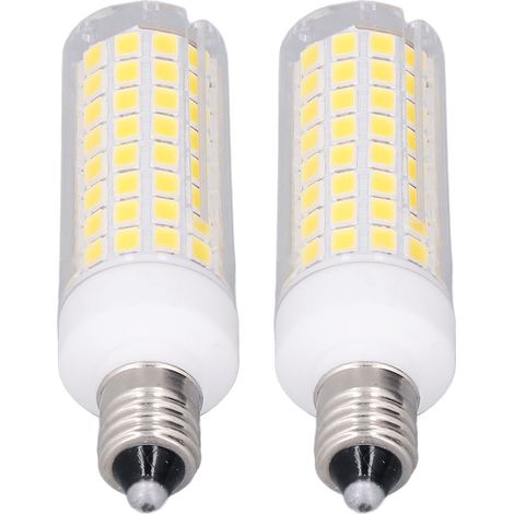Ortviai Ampoule LED Maïs E11 10 W 102 LED Dimmable Lumière Naturelle AC 100-120 V – Lot de 2 (1/5)