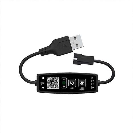 Bluetooth-Fernbedienung mit 28 Tasten und LED-Beleuchtung, 5V-USB-Netzteil (1/5)