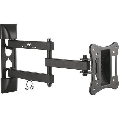 Maclean MC-719 - supporto a parete per schermi da 13-27" 15 kg, max vesa 100x100, nero (1/5)