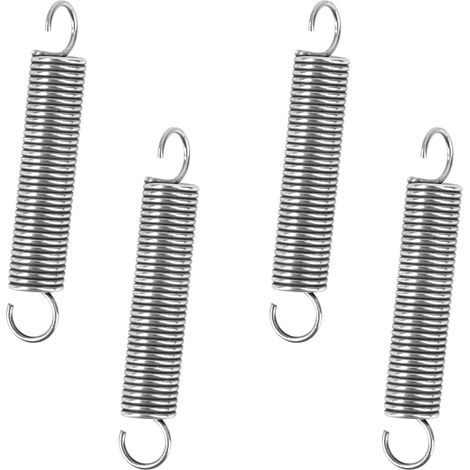 Traction Spring 70 mm Tension Springs with Hooks 90 Degree Stainless Steel Springs Wire Diameter 1.4 mm Outer Diameter 12 mm Force 4.9 kg 4 Pieces (1/5)