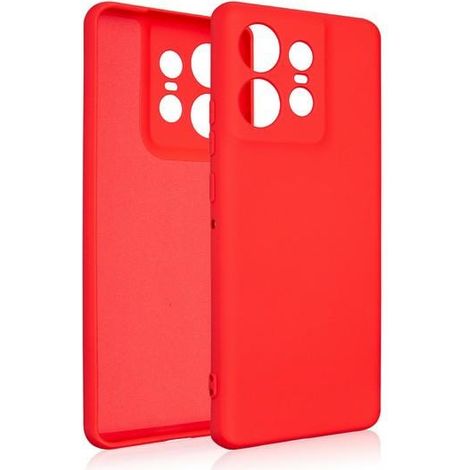 Custodia in silicone Beline rossa per Motorola Edge 50 Pro. (1/3)