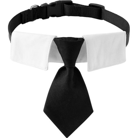 Collar ajustable para perro con lazo, collar formal para perro, collar de boda para mascotas (1/5)