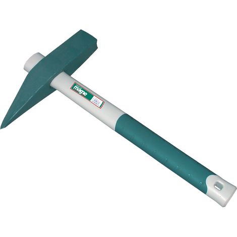 Têtu maçon à pointe 1,25kg – Manche en fibre ergonomique – Tête en acier pour maçonnerie – Réduction des vibrations – Forges De Magne