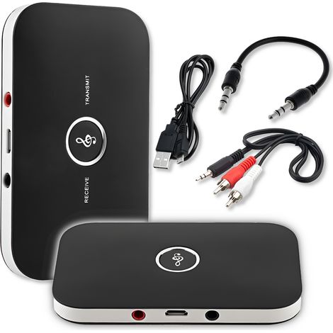 Émetteur-récepteur, adaptateur audio, Bluetooth 5.0, prise jack 3,5 mm, AUX, RCA (1/5)