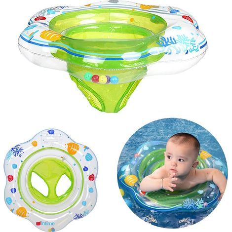 Bouée de natation gonflable pour bébé, accessoire de bain pour enfants, tout-petits et nourrissons, avec siège pour bébés de 6 à 36 mois (1/5)