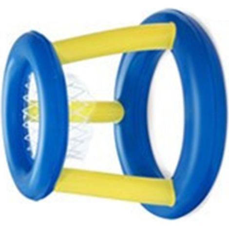 Ensemble de volley-ball gonflable pour piscine avec filet et paniers de volley-ball - Jeu de piscine gonflable, portable et sécurisé - Référence 52418 (1/5)