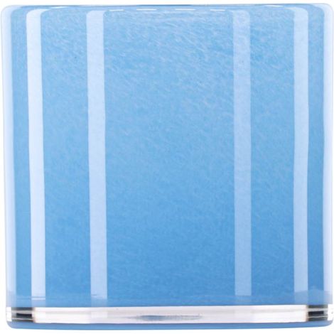 Photophore Déco "Gloria" 12cm Bleu Clair (1/5)