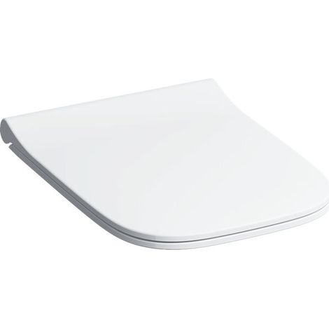 Siège de WC Geberit Smyle Slim avec couvercle, sandwich, (1/4)