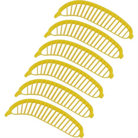 gelbe Obstschneider, schnell, zuverlässig, langlebig, vielseitiger Bananenschneider für Küche und Haushalt (1/5)