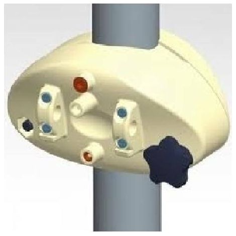 Montaje en poste para 768p heating flower
