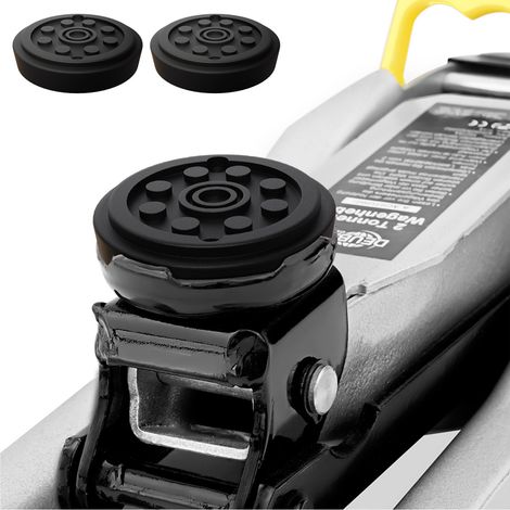 DEUBA® Rubber Pad Heavy Duty Trolley Jack Car Garage Vehicle Protective Disk Adapter 3er Set 39,5 x 15,5 mm (de)