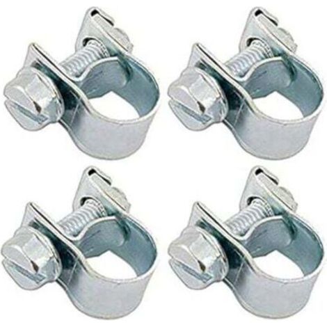 4x COLLIER DURITE ESSENCE A VISSER TONDEUSE MOTOCULTURE MOBYLETTE MOTO (6-8mm) (1/4)
