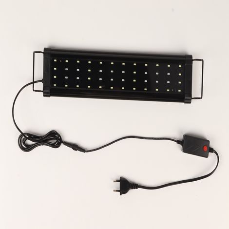 Lampe LED pour aquarium d'eau douce, spectre complet, 3 modes d'éclairage, avec support extensible. (1/5)