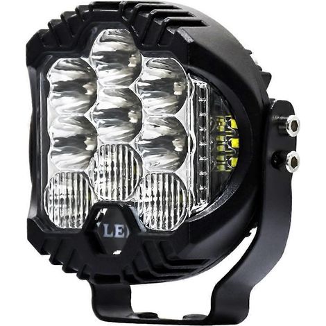 Stück 3-Zoll-LED-Fahrscheinwerfer 75 W 15000 lm Arbeitsscheinwerfer Spot-Flutlicht-Kombinationsstrahl Nebelscheinwerfer Offroad-Fahrscheinwerfer