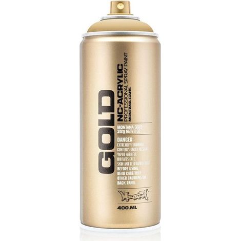Bombe de peinture - Gold - Acrylique - Sahara beige - G8020 - 400ml - Montana Cans