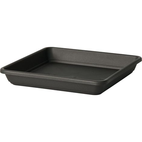 Pflanzuntersetzer KREA quadratisch 45 cm anthrazit