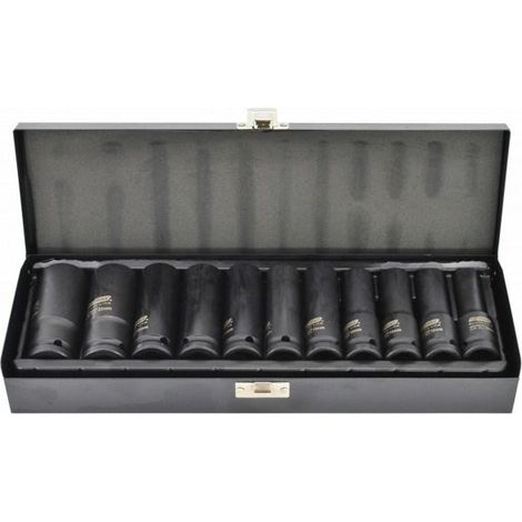 Ensemble de douilles awtools Pro noir acier 11 pièces (1/3)