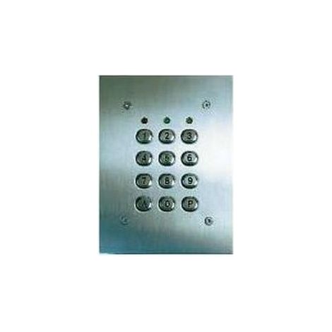 CLAVIER A CODE FILAIRE SU2EABTMG AVEC PLASTRON INOX DIGICODE PORTAIL..