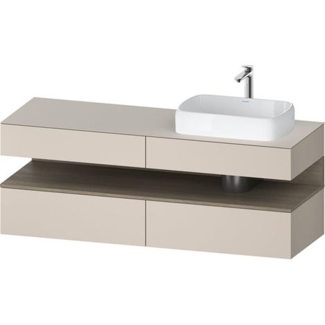 Duravit Collection One Konsolenwaschtischunterbau, 2 Auszüge, 2 (1/2)