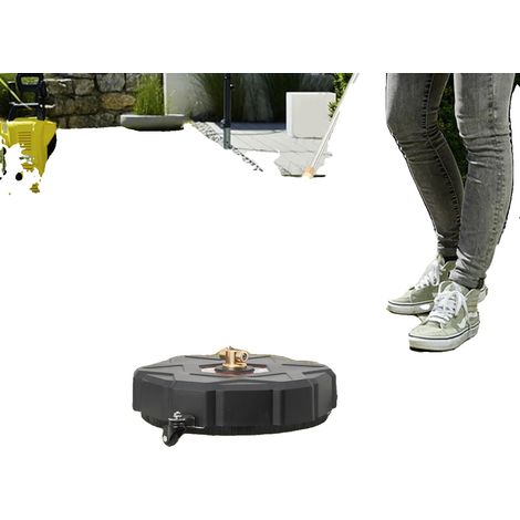 Limpiador de superficies, presión máxima de 2500 PSI, 13 pulgadas de diámetro, plástico de alta calidad, apto para hidrolimpiadoras, ideal para el lavado de coches. (1/5)