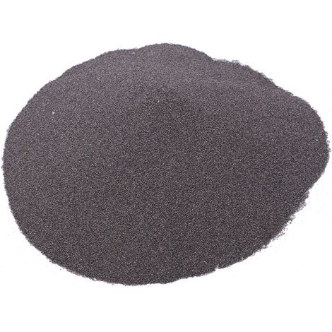 Oxyde d'aluminium brun 1kg, média abrasif de sablage pour polissage et meulage, grenaille abrasive 46 grains, idéal pour décapage et finition (1/5)