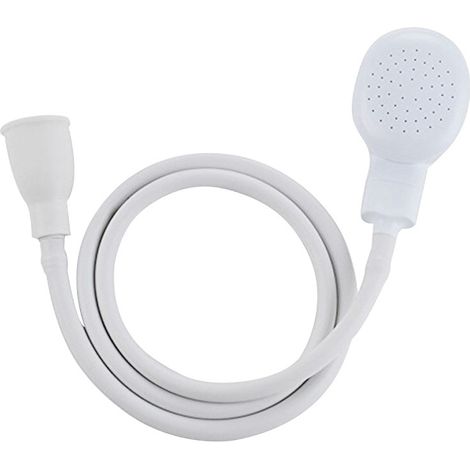 Douchette Robinet - Tuyau Flexible 1,3 M - Adaptateur Universel pour Lavabo Baignoire - Pour Shampooing Coiffure Bain Bébé Animaux WC - ABS