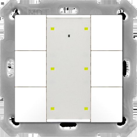 mdt MDT BE-TA55P6.G2 Weißer, glänzender moderner Schalter