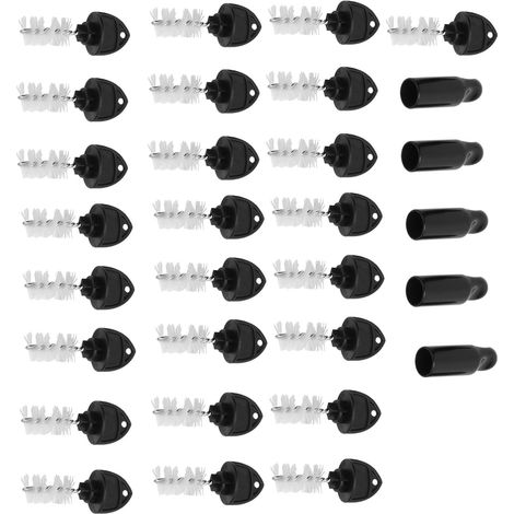Ensemble de 25 bouchons de robinet à bière, brosses et 5 capuchons de robinet, accessoires pour robinet de machine à bière (1/5)