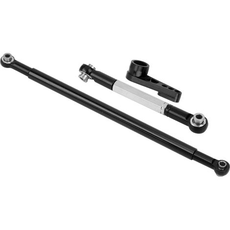 Tige de direction en aluminium pour modèle RC 1/12, bras de liaison noir MN86K