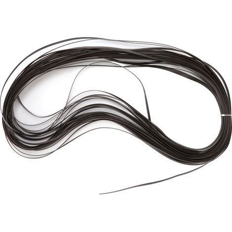 Kit de réparation pour rotin synthétique double face marron foncé - Matériau plastique pour chaise, table et canapé de terrasse (1/5)
