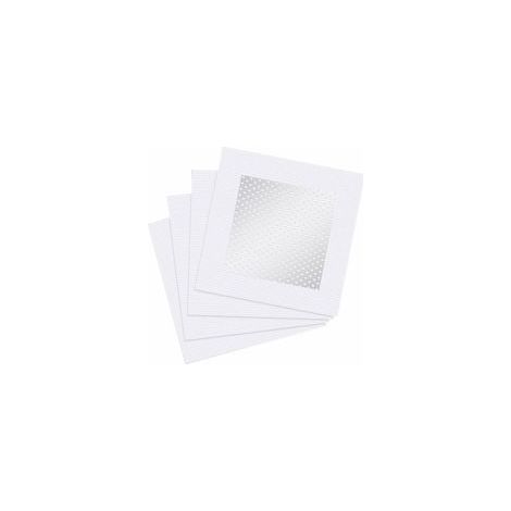 Patch de Réparation de Mur en Aluminium Réparation de Patchs d'Écran Auto-Adhésifs pour Plaque de Plâtre pour Cloison Sèche (4PCS, 4 Pouces) (1/5)