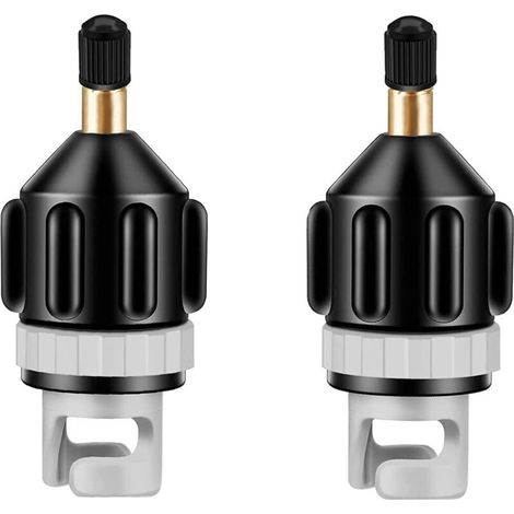 Set mit 2 elektrischen Pumpenadaptern für Schlauchboote, Luftventiladapter, Standard-Luftventiladapter (1/3)