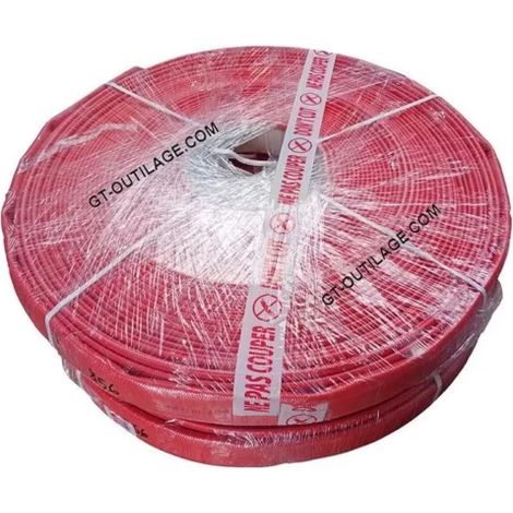 Imer – Tuyau souple haute pression 40 mm – PVC armé – Pression max 16 bar – Température -25° à +60° – Vendu par tranche de 5 mètres (1/3)