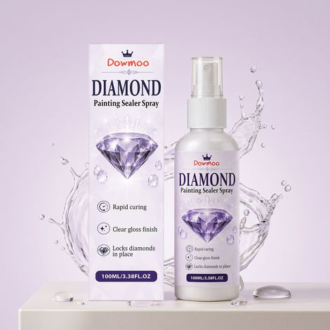 Diamond painting curing and protective spray, waterless, dustproof, and anti-peeling handicraft cleaning and care agent -- 100ml -- BIEMMEDUE (1/5)