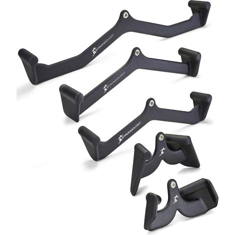 Homeology Strongology Lat Bar Pull Down Bar Attachments, Workout Accessory for Gym, Fitness, Cable Handle Set Weightlifting Use (1/5)