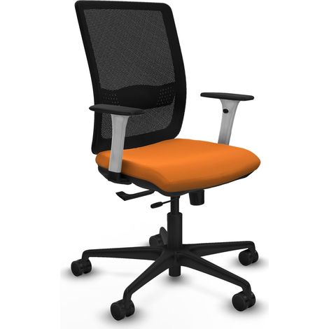Silla de oficina piqueras y crespo Haches terciopelo blanco (1/2)