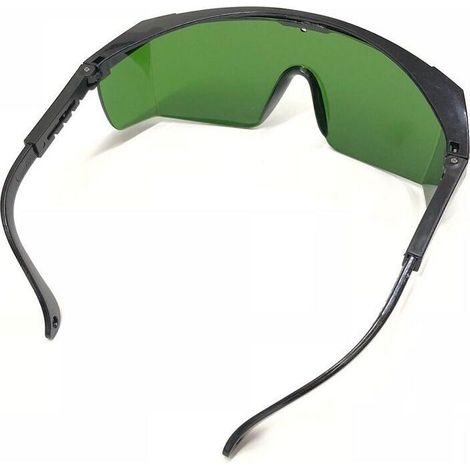 Lunettes d'Amélioration Laser Vert - Lunettes de Sécurité pour Niveau Laser, Laser Rotatif et Laser Multiligne Vert - Améliorer la Visibilité du Faisceau Vert (Boîte Includes)--1064nm (1/2)