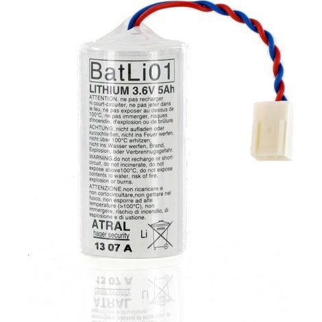 Pile lithium 3.6V 5Ah Daitem (BATLI01)