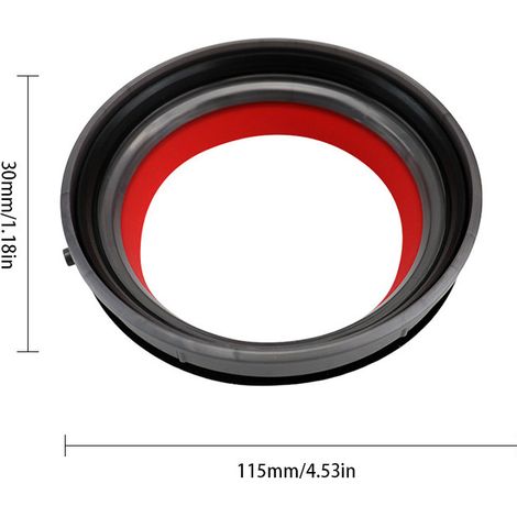 Convient pour l'anneau de clip Dyson V10, joint fixe sur le dessus du bac à poussière de l'aspirateur Dyson V10 - Aspirateur Dyson