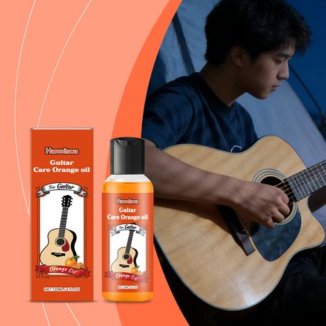 Huile d'orange pour l'entretien des guitares, conditionneur pour touche et bois pour guitares acoustiques/électriques (1/5)