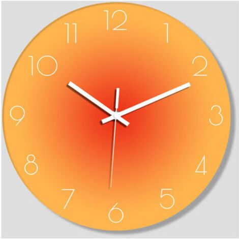 Wall Clock 30 cm Silent Modern Quartz Wall Clock with Arabic Numerals Non-Ticking Wall Clocks Home Accessories Decorative Wall Clock and Double-Sided Table Clock (1/4)