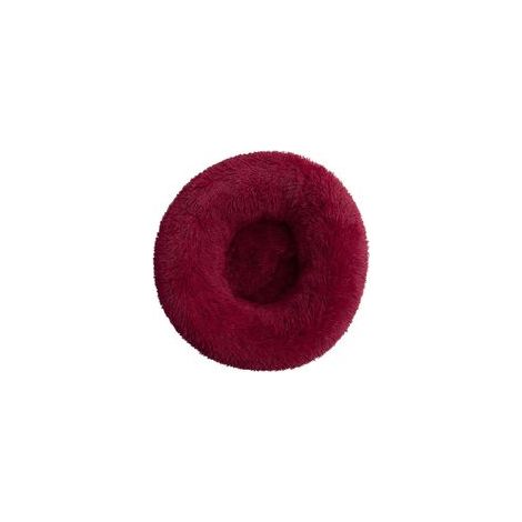 Coussin moelleux lavable pour chat et chien, bourgogne, 60 cm –