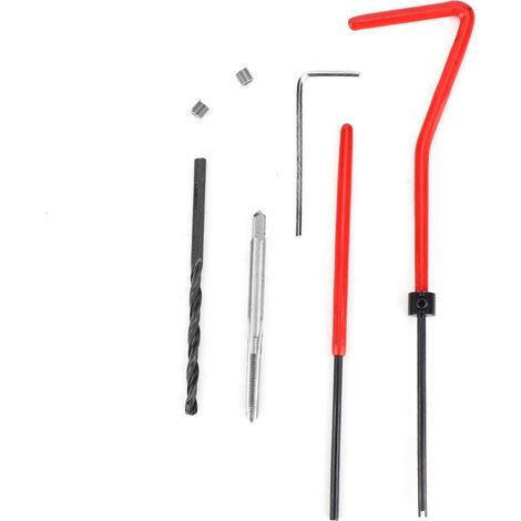 Kit de réparation de filetage 30 pièces, clé dynamométrique en acier inoxydable, insert fileté M3 x 0,5 (1/5)