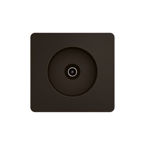 Legrand - Cu00e9liane 2024 - Prise TV simple mu00e2le complet 1 poste - Noir - Ru00e9f : CZ0382 + CP0101 (1/5)