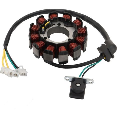 Adaptateur de bobine de stator d'alternateur pour Suzuki GSF650 Bandit (modèles 2008-2012) et Kawasaki. Veuillez vérifier la référence d'origine : 32101-18H00. (1/5)
