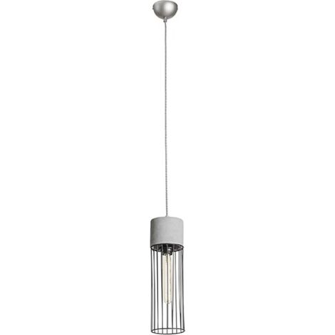 Lampadario BURTON a sospensione calcestruzzo 230V E27 42W