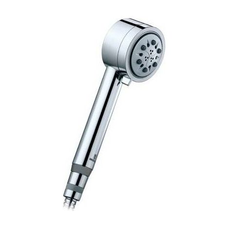 POMME DE DOUCHE MODÈLE CYLINDRIQUE - 5 JETS CHROME ABS Dimensions : Chrome