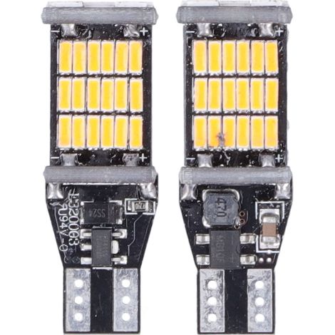 LED-Autolampe, 2 Stück, Rückfahrscheinwerfer, Reparatur, Wartung, Kfz-Komponente für Modell T15 W16W, gelbes Licht.