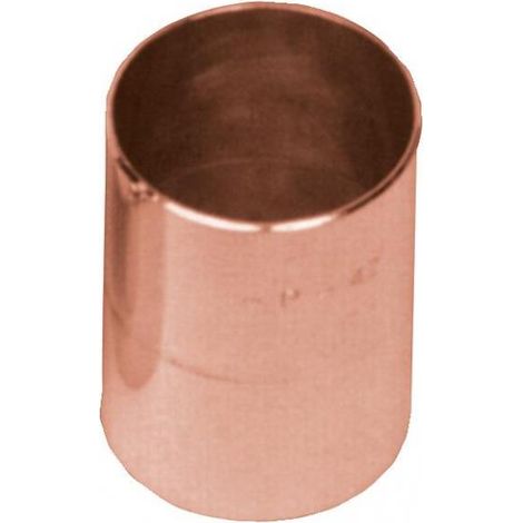 manchon à souder en cuivre - femelle / femelle - diamètre 18 mm - sachet de 2 (1/2)